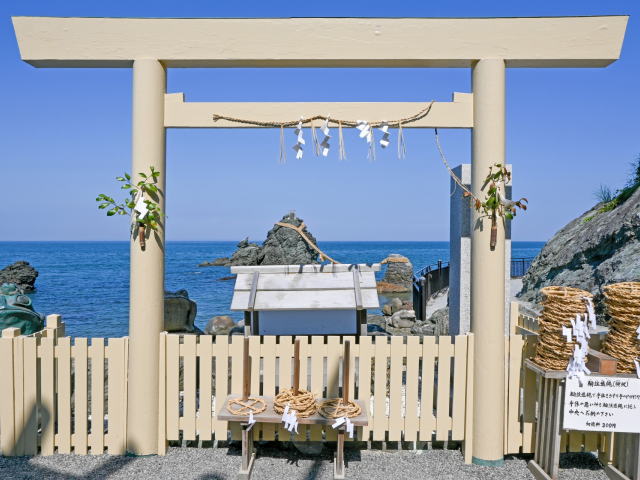 二見興玉神社 日の出遥拝所