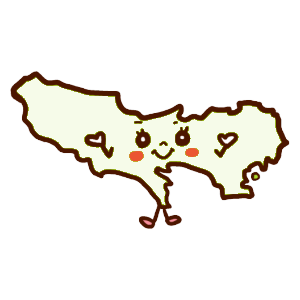 東京のイラスト地図
