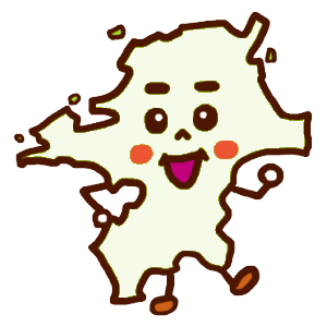 福岡のイラスト地図
