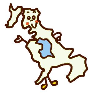 長崎のイラスト地図