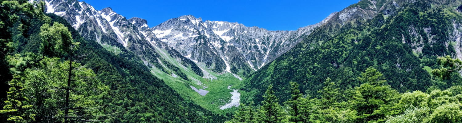 紅葉の北アルプス