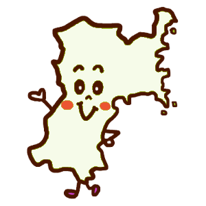 宮城県のイラスト地図